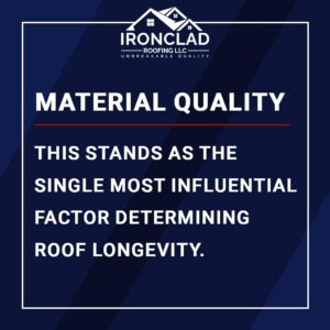 material quality of roof