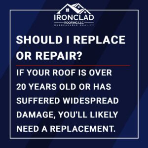 repair or replace a roof