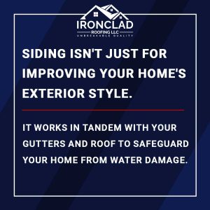 siding protects from water damage