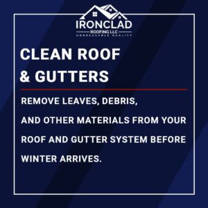 clean roof and gutters