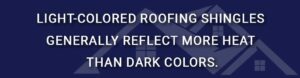 color of roofing shingles