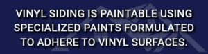 paintable vinyl siding