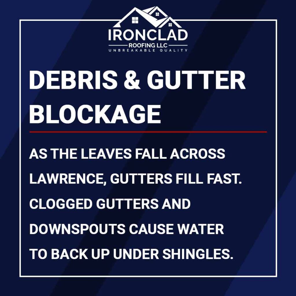 Debris and Gutter Blockage